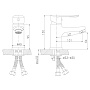 смеситель для умывальника ROSSINKA RS32-11 - №1