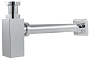 сифон для раковины без выпуска бутылочный латунный Square TeRma 1 1/4"