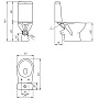унитаз-компакт FLAVIS 031 3/6 DPL EO slim Cersanit - №4