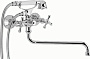 смеситель для ванны Mofem Treff 604 TREFF артикул 145-0021-01