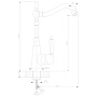 смеситель для кухни ROSSINKA Z35-20U - №1