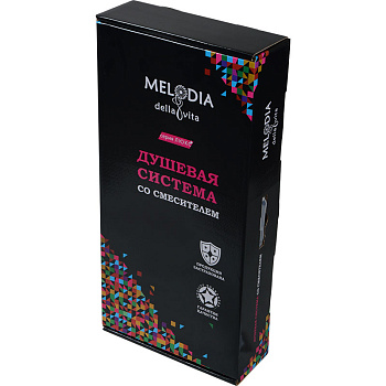 душевая система c термостатическим смесителем для ванны/душа Moderno MELODIA MSC00111C хром - №2