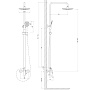 душевая система со смесителем HILL VST3300-1 VODA - №1