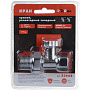 кран запорный для радиатора прямой 1/2" хром TeRma (33662) блистер - №5