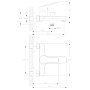 смеситель для ванны ROSSINKA RS29-31 короткий излив - №2