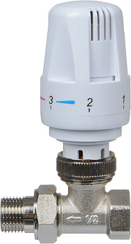 клапан прямой с термостатической головкой 1/2" TeRma (33965)