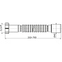 гофра 1.1/4"х40 350-790мм A730 Alcadrain - №1