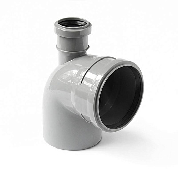 отвод PP 110*87 с выходом 50 (прямой) PRO AQUA COMFORT