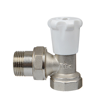 кран для радиатора угловой 3/4" с ручной регулировкой TeRma (33954)