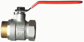кран шаровой TeRma RED 1.1/4" в/н ручка 31037
