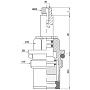 кран-букса MELODIA керамика 1/2" 8*20 (поворот 180град.) 2 шт/уп MKP06984BL (арт. 017) - №1