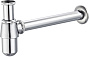 сифон для раковины без выпуска бутылочный латунный Classica TeRma 1 1/4" 10062