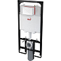 инсталляция Sadromodul AM1101/1200 Slim для унитаза, без кнопки Alcadrain