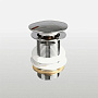 донный клапан click/clack c большой кнопкой, chrome TeRma 10112