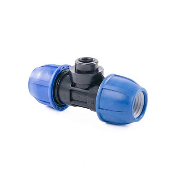 тройник ПНД компр. переходной с внутренней резьбой 20-1/2"-20  (100/20) РТП