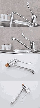 смеситель для мойки LEDEME L4979 хирургический - №3