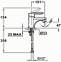 Смеситель для умывальника Mofem Rumba 100 RUMBA артикул 150-0038-10 - №6