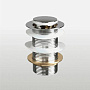 донный клапан click/clack c маленькой кнопкой, chrome TeRma 10104