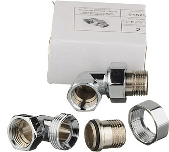 американка угловая 1/2" (комплект 2 штуки) - №1