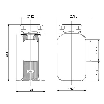 измельчитель пищевых отходов Lemark DON 3200 - №4