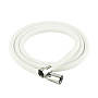 шланг д/душа MELODIA WONDER SILICONE ANTI-TWIST 1/2"*1/2" конус нерж.d15,L175см белый MKP34445BLwt
