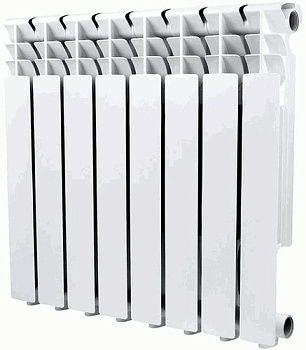радиатор алюминиевый 350/80 Delta Plus  8 секц. Ogint