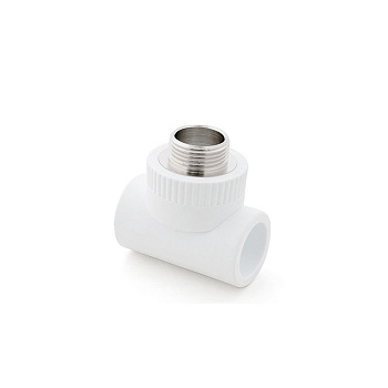 тройник PPRC комбинированный 32*1/2"нар.*32 РТП