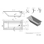 ванна акриловая CREA 180x80 Cersanit - №5