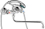 Смеситель для ванны Mofem Metal Plus 604 M PL Cer артикул 145-0009-30 - №5
