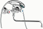 Смеситель для ванны Mofem Evrostar 604 E артикул 145-0002-07