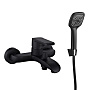 смеситель ванна MELODIA Heavy Metal картридж д.35мм короткий излив черныйMDV35640bk