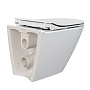 унитаз подвесной безободковый CITY SMART CLEAN ON DPL EO SLIM LP сиденье с микролифтом Cersanit - №4