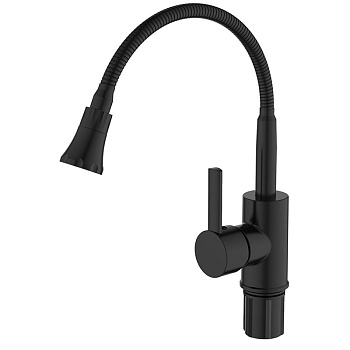смеситель кухня с гибким изливом KF519B VODA