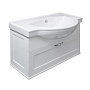тумба Classic 90 (Classic 90) 1 ящик подвесная, белая SANITA LUXE без умывальника