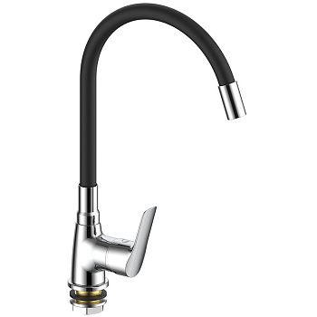 смеситель кухня "Spring" гибкий излив SG519B VODA
