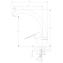 смеситель для кухни ROSSINKA RS28-23 - №1