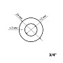 прокладка 3/4" прозрачная (100шт) TeRma 10175 - №1