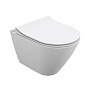 унитаз подвесной безободковый CITY SMART CLEAN ON DPL EO SLIM LP сиденье с микролифтом Cersanit