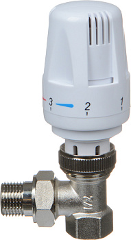 клапан угловой с термостатической головкой 1/2" TeRma (33966)